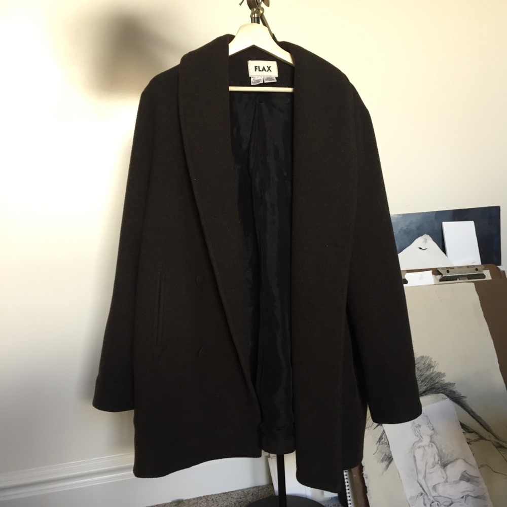 Flax Wool Coat
